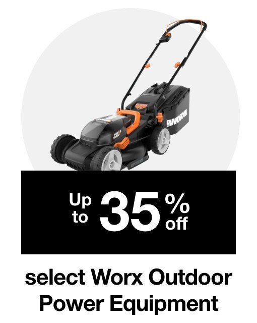 Up to 35% off select Worx outdoor power equipment